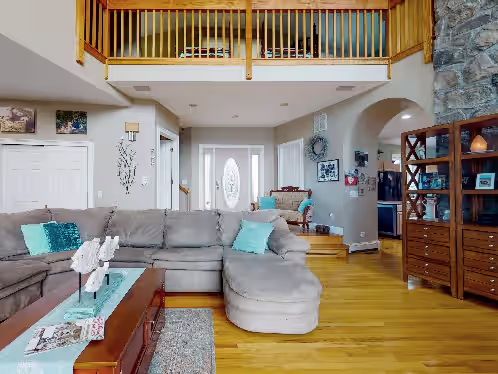 Living area at Life on the Pond