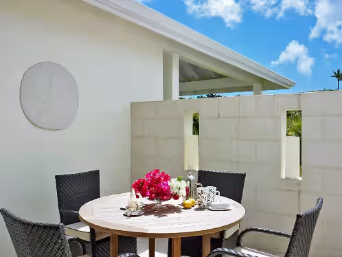 Outdoor dining at Estate with 8 bedrooms featuring a beautiful uninterrupted view along the West C