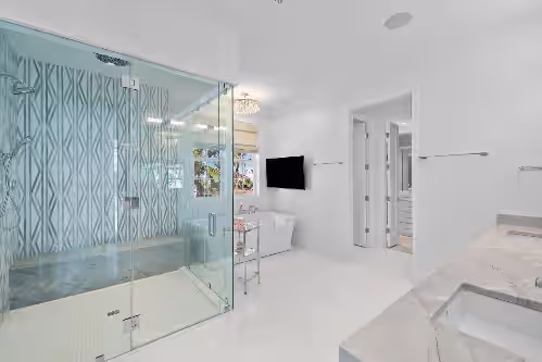 Bathroom at Domus Pacis