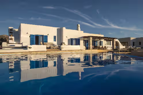 Traditional Cycladic style, waterfront Villa with unique pool and sunset view, photo 2