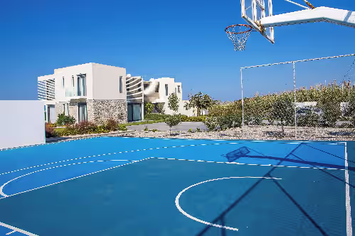 Sport court at An Impressive Beachfront Luxury Retreat with Private Beach