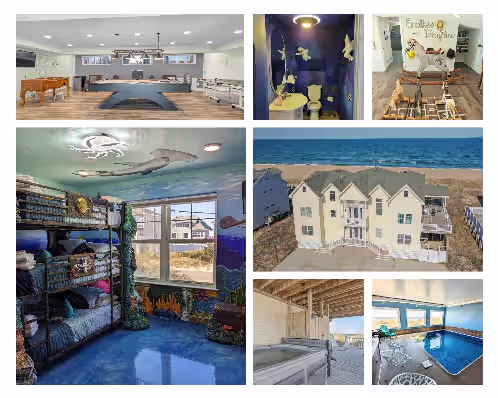 Oceanfront / 11 bds / 33 PPL / Indoor Pool