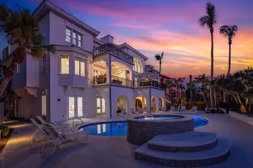 Sea Palms Estate - Direct Beachfront Villa Captiva Island sleeps up to 30 Pool+Spa