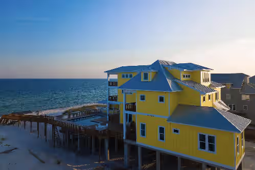 Banana Cabana 2.0. Luxury, Gulf Front, 3 story beach house with private pool, photo 5