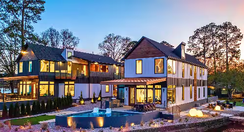 Exterior at Modern Lakefront