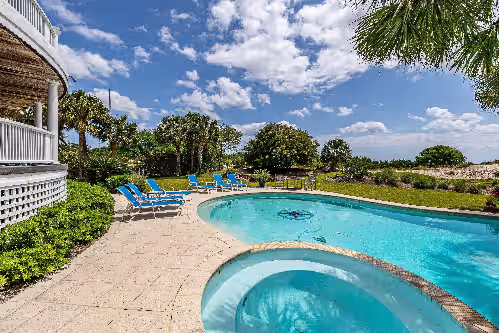 Luxury Oceanfront Home with Pool, Guest House, Tiki Bar and Direct Beach Access