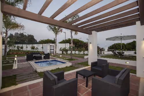 Terrace/patio at VILLAHOUSE MARBELLA