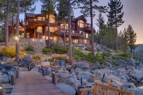 Rockhaven Tahoe Lake Front Estate w/Private Beach, photo 2