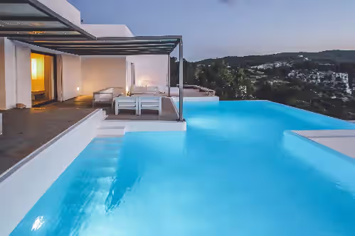 Pool at Villa Na Xamena by Fantasia Villas