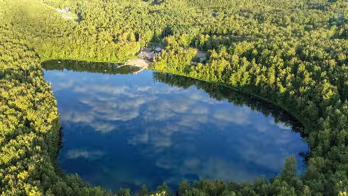 Aerial view at Meier Lake Resort & Retreat