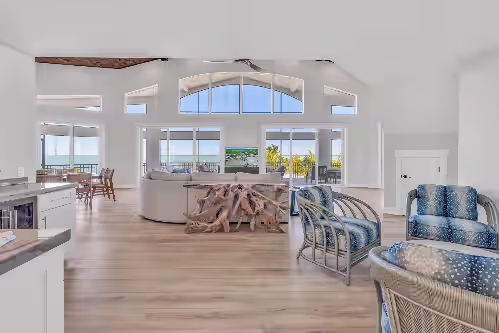 Living area at Morton Manor Estate