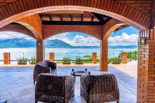 Terrace/patio at FLY Mansion