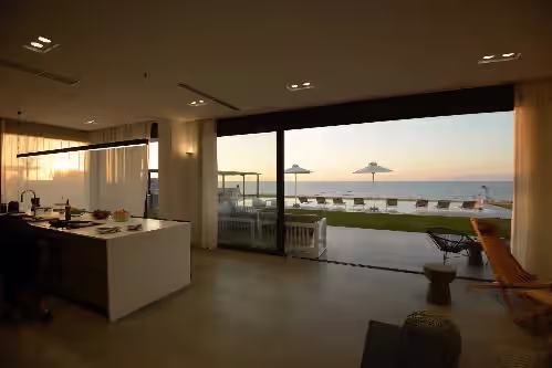 An Impressive Beachfront Luxury Retreat with Private Beach
