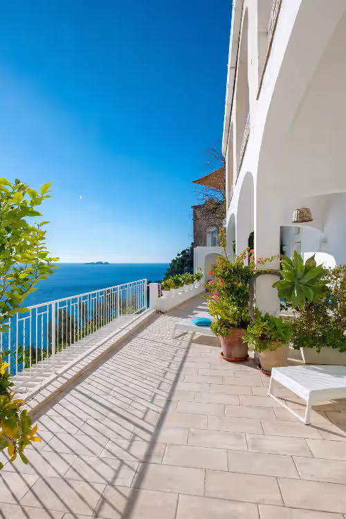 Terrace/patio at Charming home in Positano