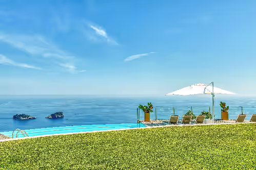 Pool at ASTONISHING VILLA AMAZING VIEW ON AMALFI COAST& LI GALLI ISLES