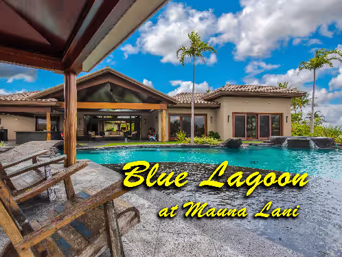 Blue Lagoon - 7 bdr estate with large heated lagoon pool/spa - Mauna Lani resort