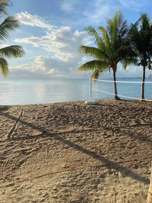 Beach volleyball and pool volleyball nets for those loving to play. at BLUE DIAMOND TRANQUILITY RESORT-Private Villa with 8