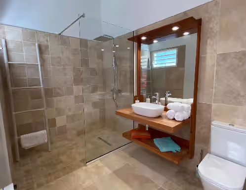 Bathroom at Villa Red Rock, Villa Red Rock Les Saintes