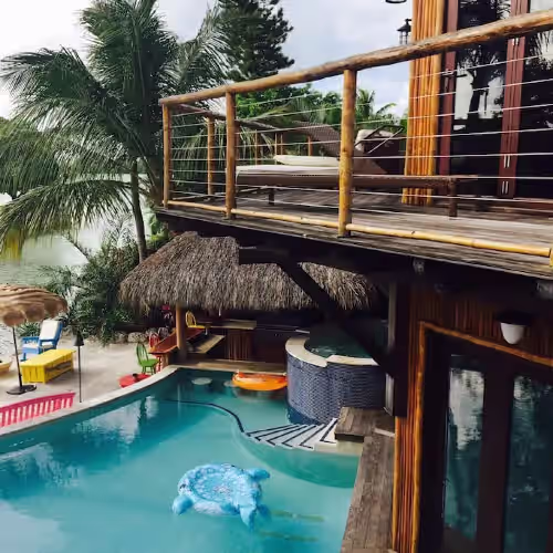 Luxe Waterfront Retreat-2 Pools-Beach-Spa-Dock-Bar, photo 4