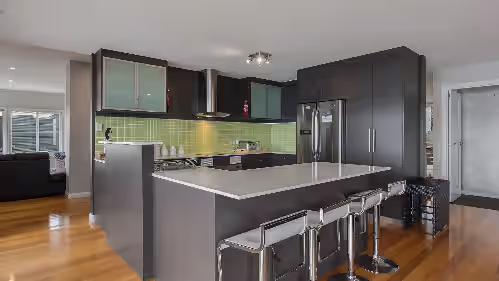Private kitchen at Oceana Escape panoramic views luxury and space