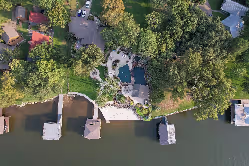 Exterior at Gorgeous Resort-style Retreat on Cedar Creek Lake