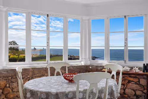 The Turret room at Waterfront Estate in Groton