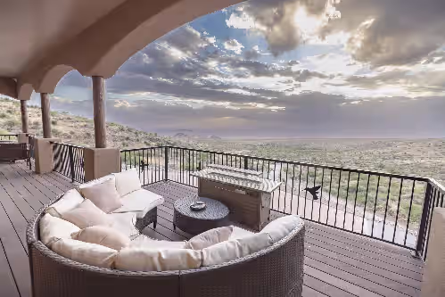 60-acre custom home with breathtaking views of city of Las Cruces & Organs, photo 4