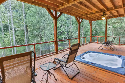 Riverside Sanctuary: Serene Luxury Lodge in Ellijay -750' of Riverfront Splendor, photo 3