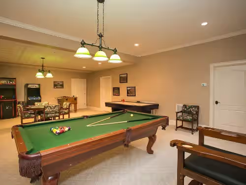 Lower level game rm at The Villa