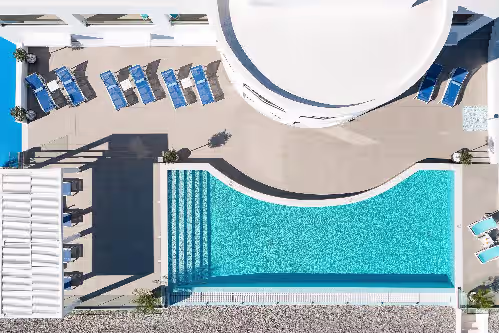 Pool at Villa Zoe Blu