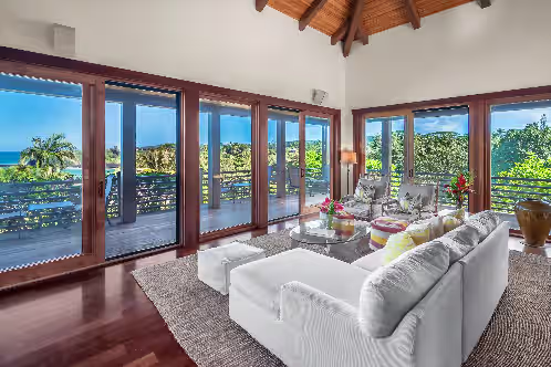 Beautiful, large 5+ bedroom house with pool and jacuzzi overlooking Kalihiwai Bay, photo 2