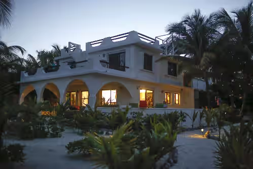 Casa Blanca - big house at Paradise in Sian Ka'an Reserve