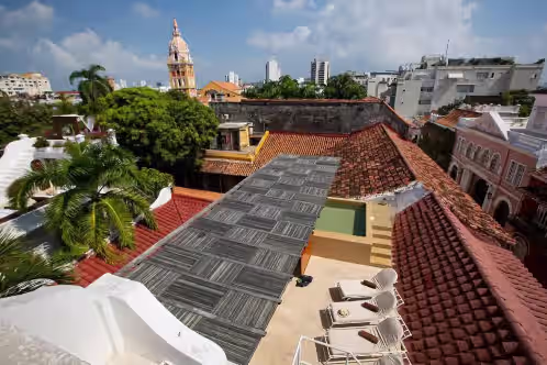 Terrace/patio at LEONES DE ALBA 10 BEDROOMS 13 BATHROOMS 2 POOLS FULL STAFF INCLUDED & BEST LOCATION