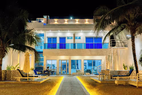 exclusive beach mansion