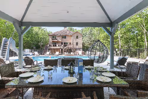 Majestic Cabin near all attractions Private PoolHot tubSaunaTheaterGameRoom, photo 4