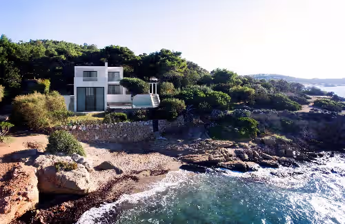 Exterior at THE MARGI VILLA, BeachfrontSeaViewPrivateLuxury