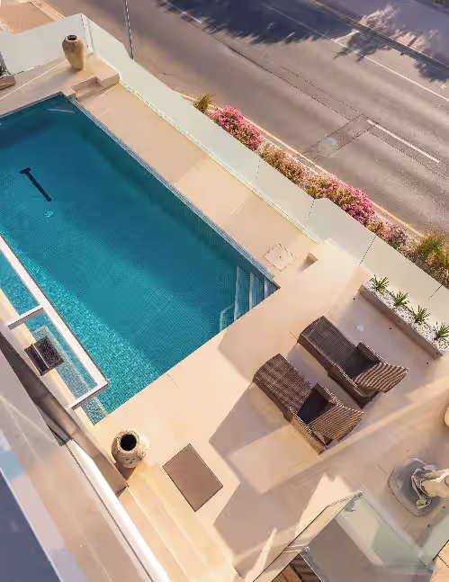 Pool at Ocean View Villa with Pool, Spa & Cinema