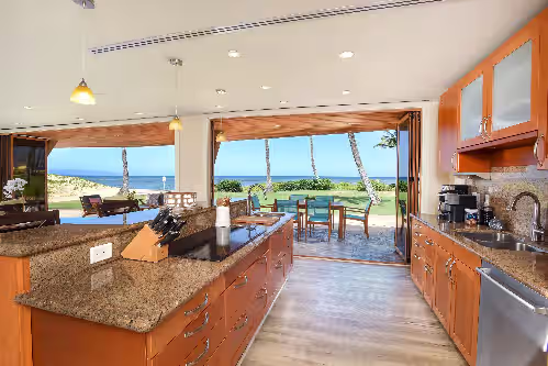 Kitchen of villa 2 at Aloha Villas Resort