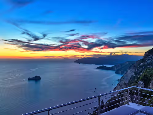 Property grounds at The Clifftop Villa Ensconced in Nature's Magnificence