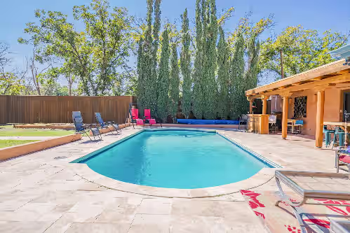 Right At Home-Midland Adobe Compound with Pool and Fire Pits and Billiards
