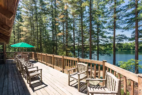 Terrace/patio at Otter Creek Lodge