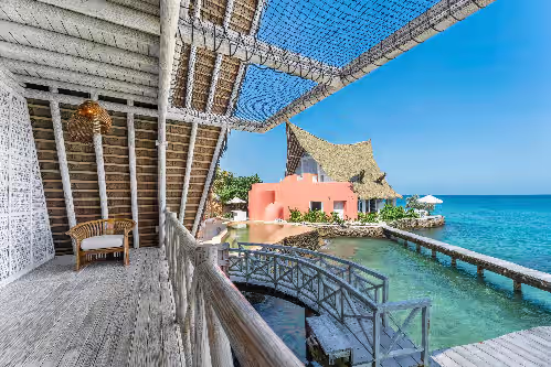 Property grounds at Spectacular beachfront home with pool and jacuzzi