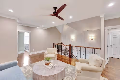 Living area at Incredible 10 BR home with pool