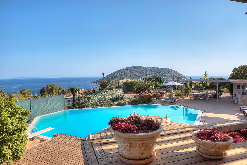 Pool at LYCIPONON VILLA for an unforgettable, relaxing, private, and secure vacation