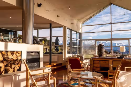 Interior at Whare Kea