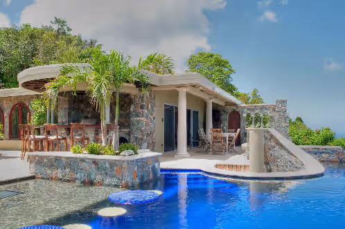 Best views & pool deck on St John just up the hill from Cinnamon Bay Beach, photo 2