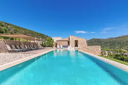 Holiday Home Ses Voltes with Mountain View, Wi-Fi, A/C, Pool, Garden & Terrace