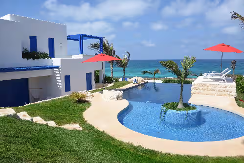 Casa Yáax Juul Kin - Luxury Ocean Front Villa, 6BR (12 pax) Breakfast includes + infinity pool
