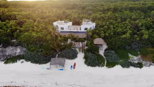 Casa los Pelicanos - Tulum beachfront 20min from hotel zone<br>Housekeeping-amazing food
