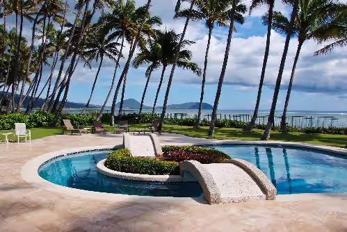 Beachfront, Kahala Mini Resort, w/2 pools, private tennis court, gated, A/C, photo 2
